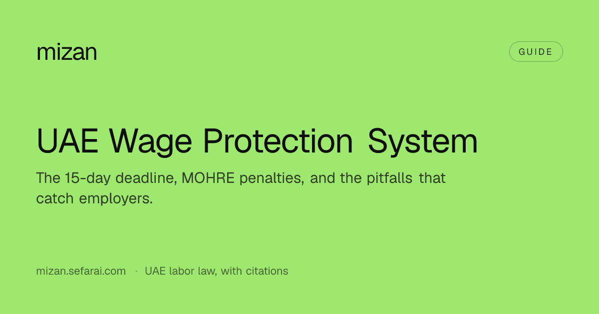 UAE & Dubai Wage Protection System (WPS): How to Check Status ...